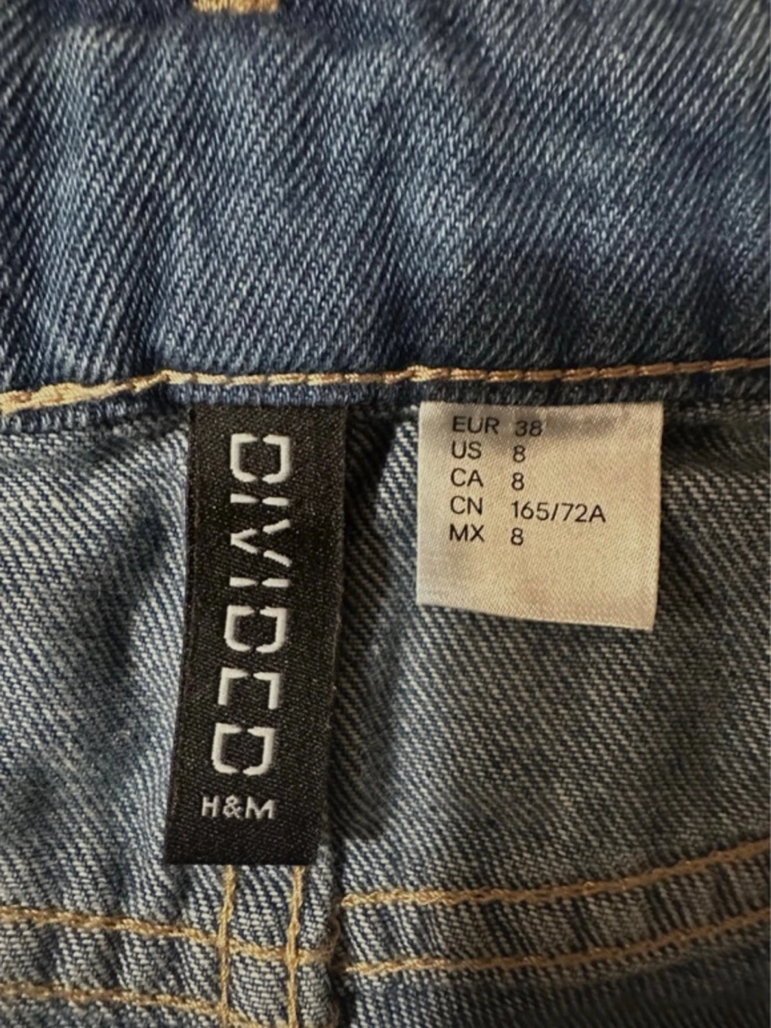Blå jeanskjol från H&M 38  - 4