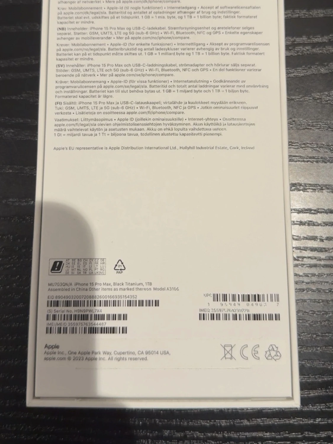 iPhone 15 Pro max 1 Tb - 5
