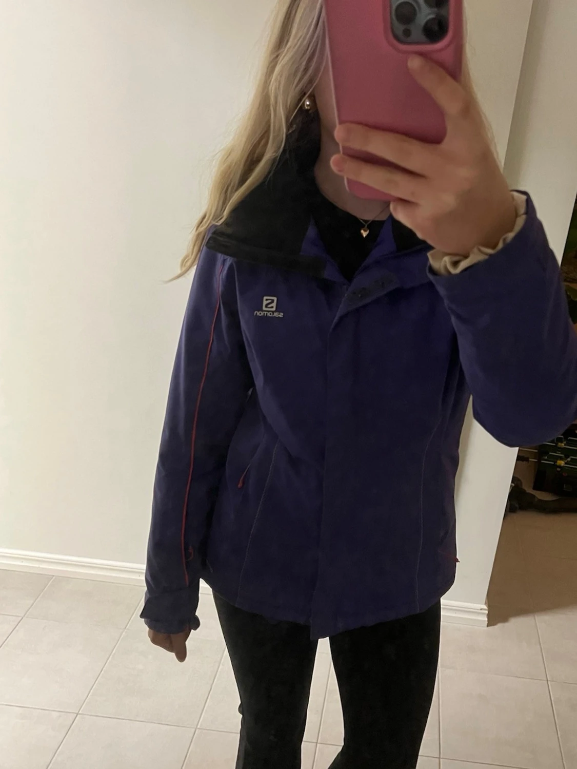 Lila skidjacka från Salomon - 6