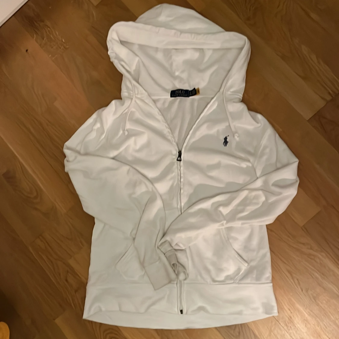 Vit zip hoodie från Polo Ralph Lauren
