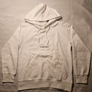 Saint Laurent Hoddie  - Vit Saint Laurent Hoddie || Storlek S 