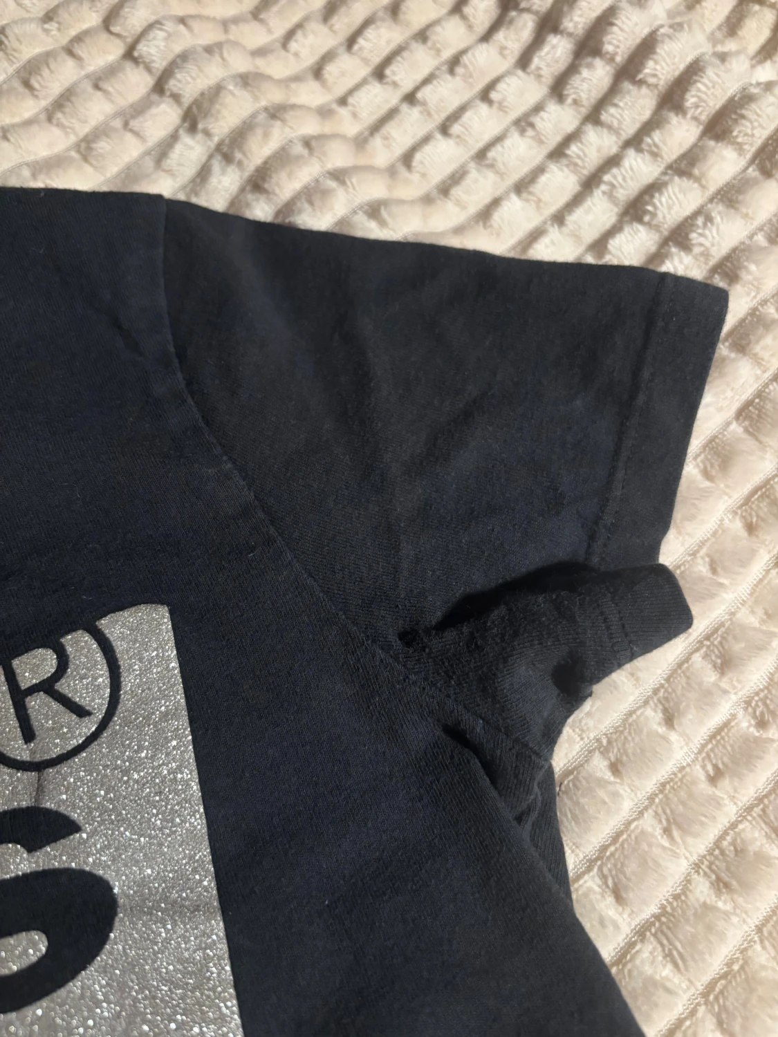 Svart Levi's t-shirt med glittertryck - 5