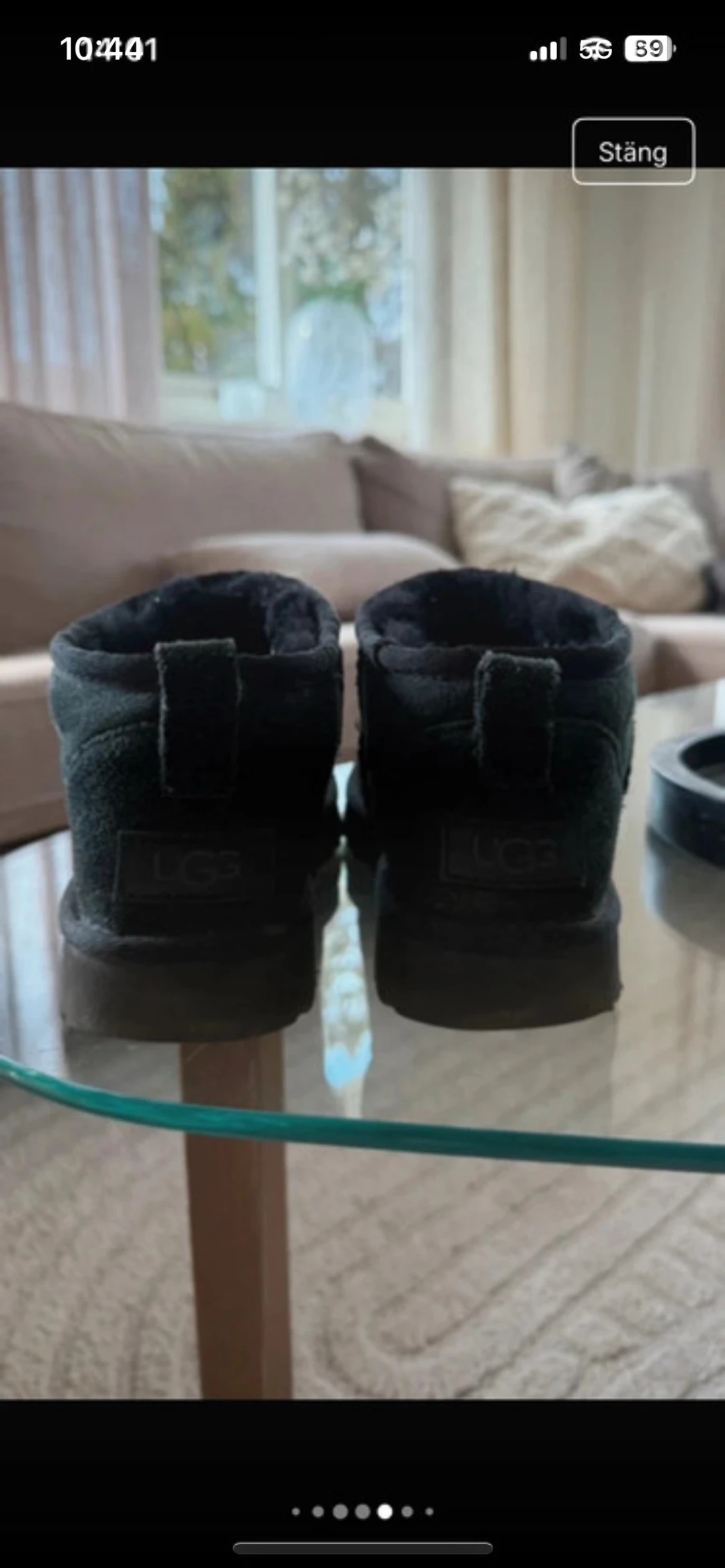 Svarta UGG boots riktiga låga - 3