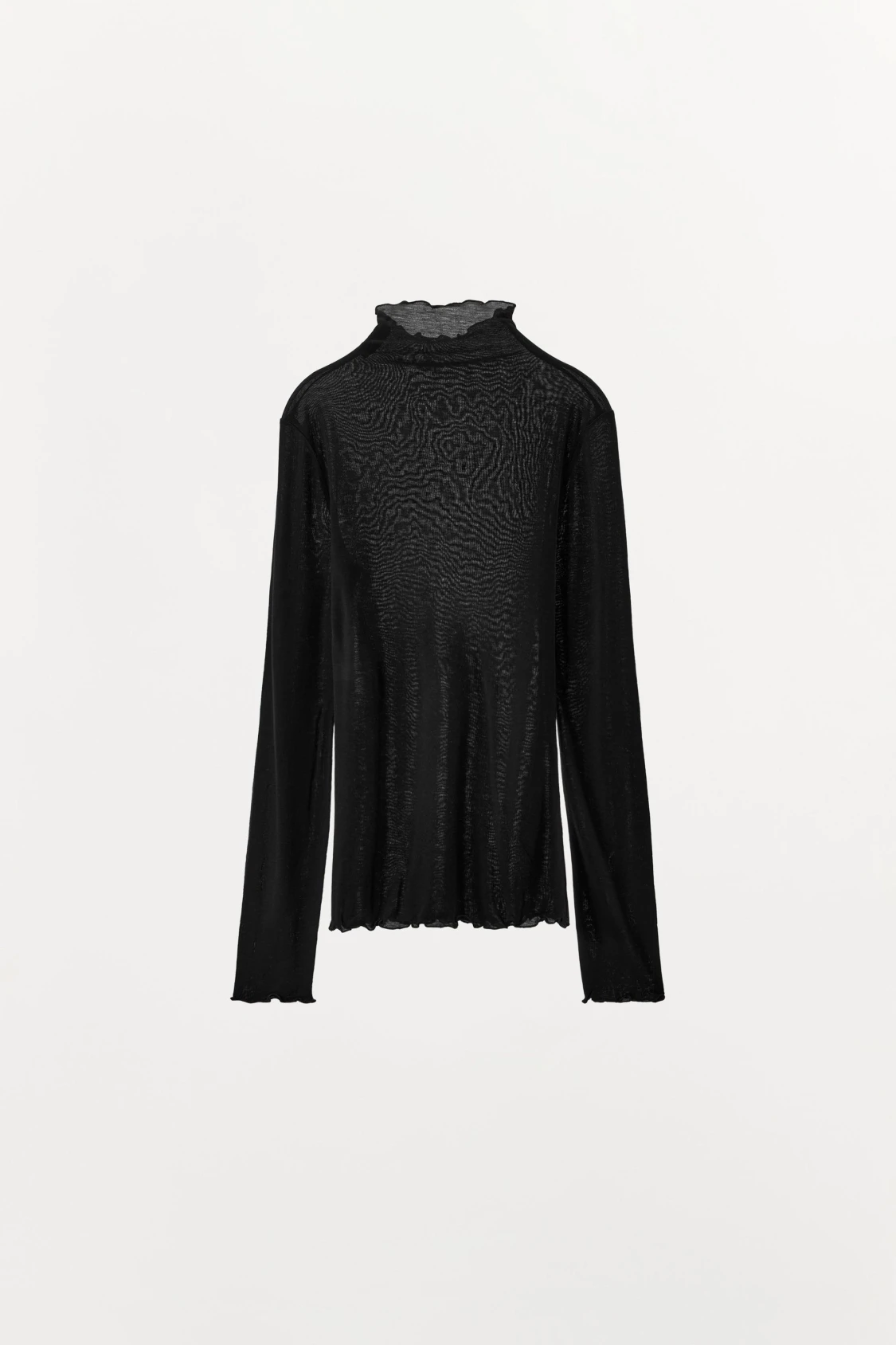 Svart långärmad topp