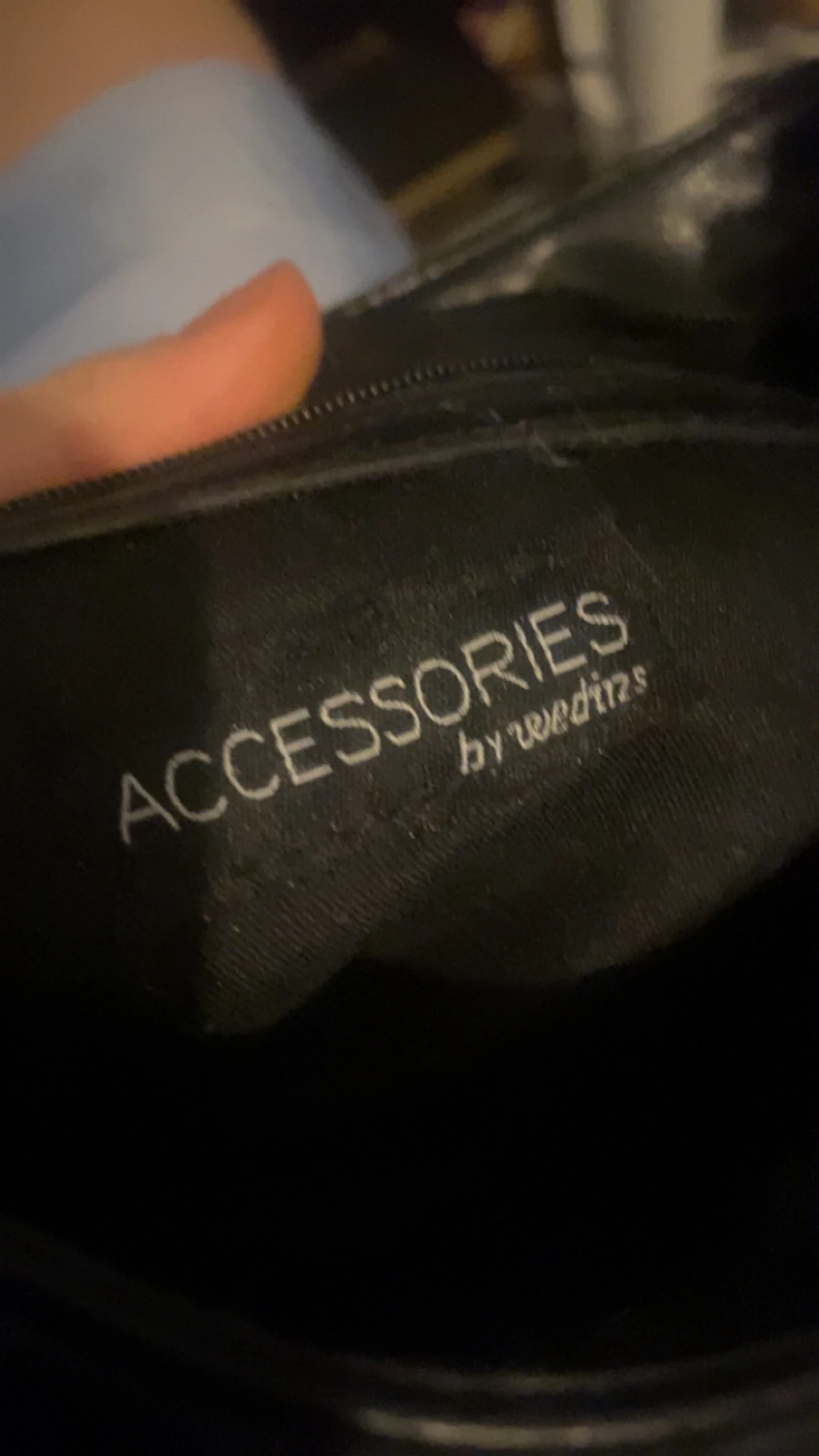 Vintage svart väska - 4