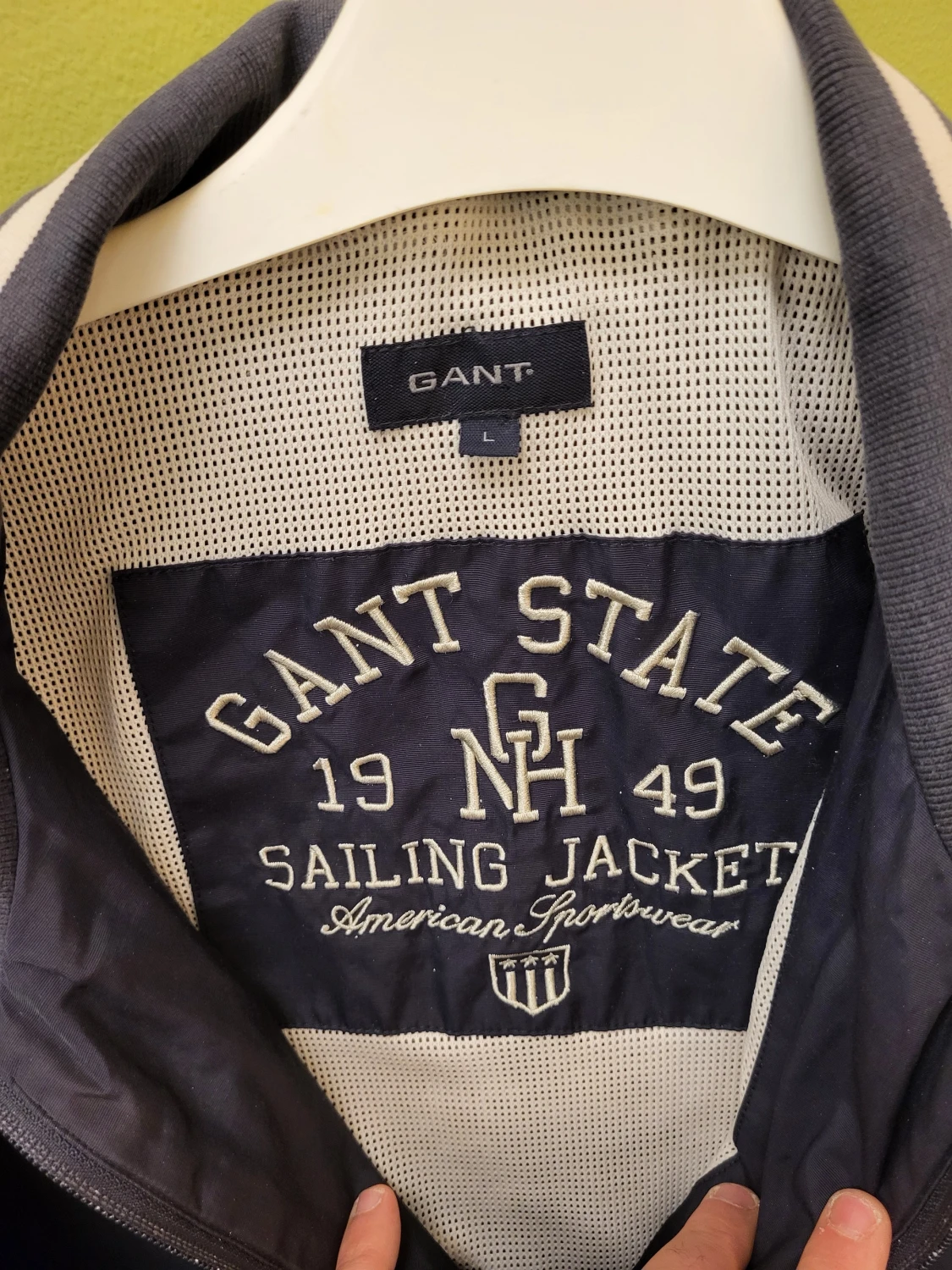 Marinblå vindjacka från Gant