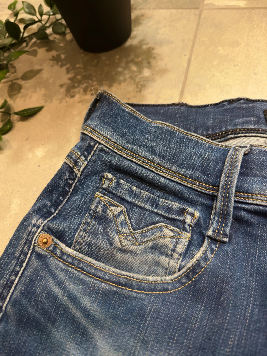 Blåa Replay jeans - 3