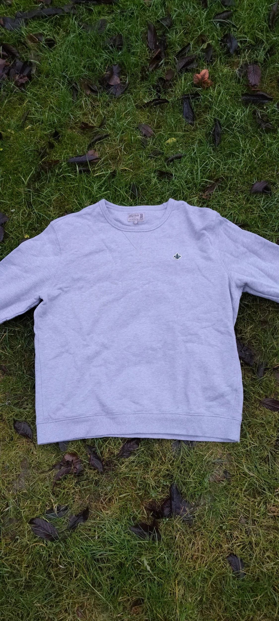 Morris grå sweatshirt – storlek L - 5