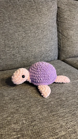 Virkad sköldpadda  - Handgjord virkad söt sköldpadda 