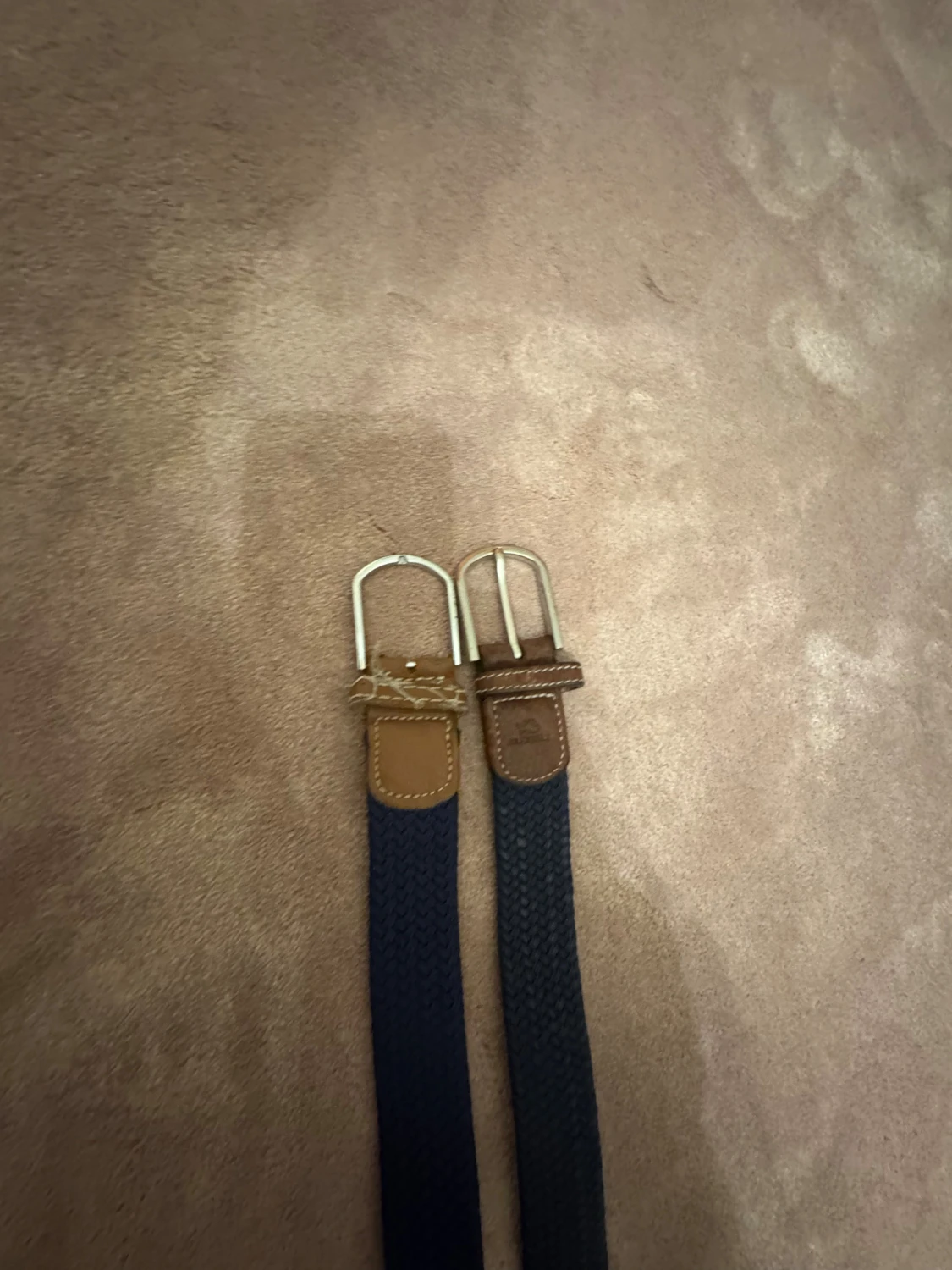 Två blå flätade bälten - 2