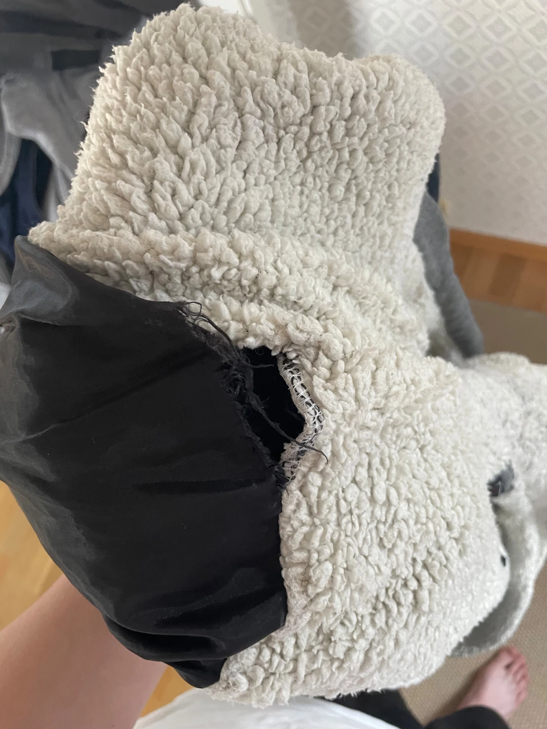  cardigan jacka med teddyfoder - 4