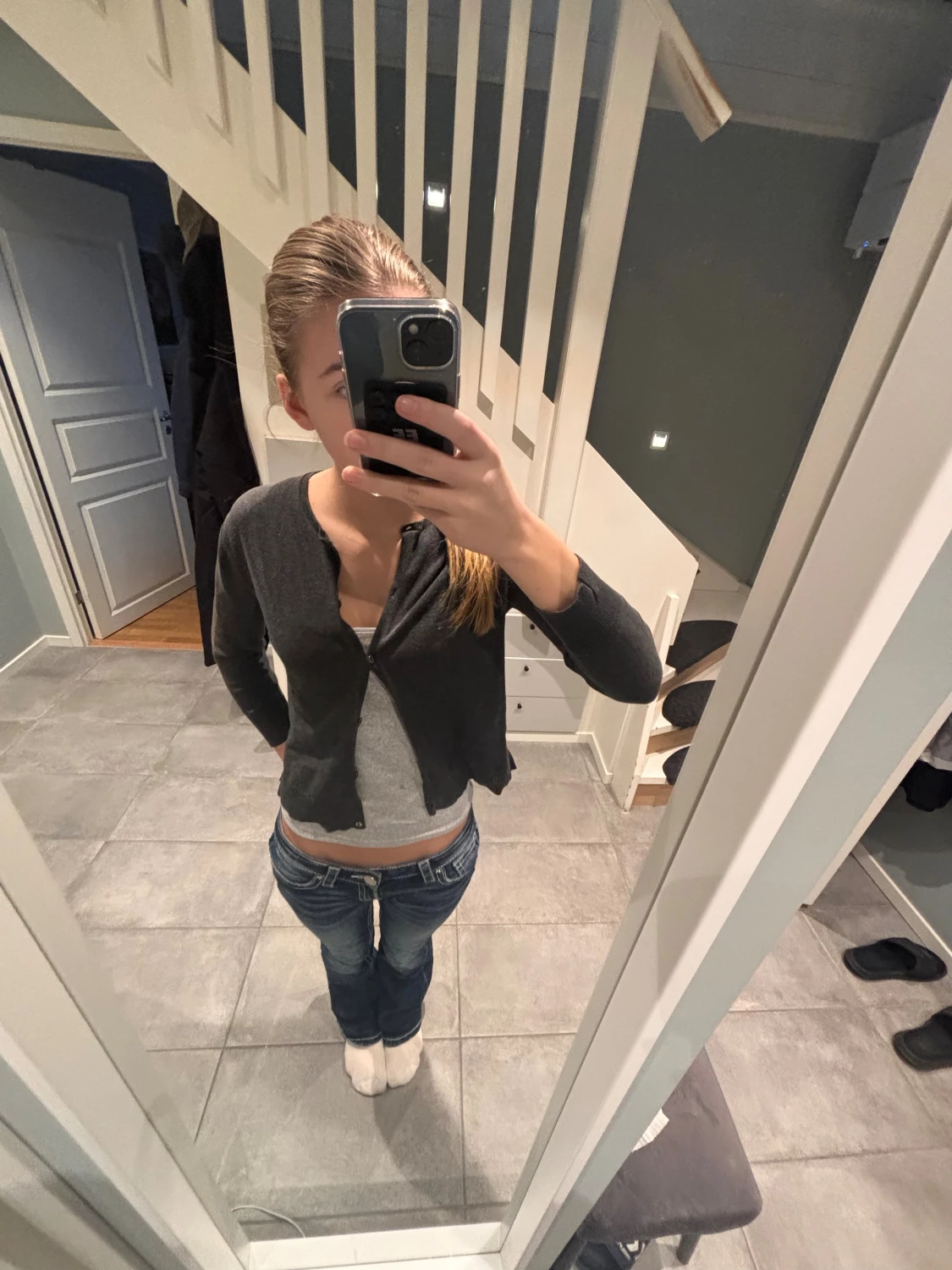 Grå kofta från Zara - 2