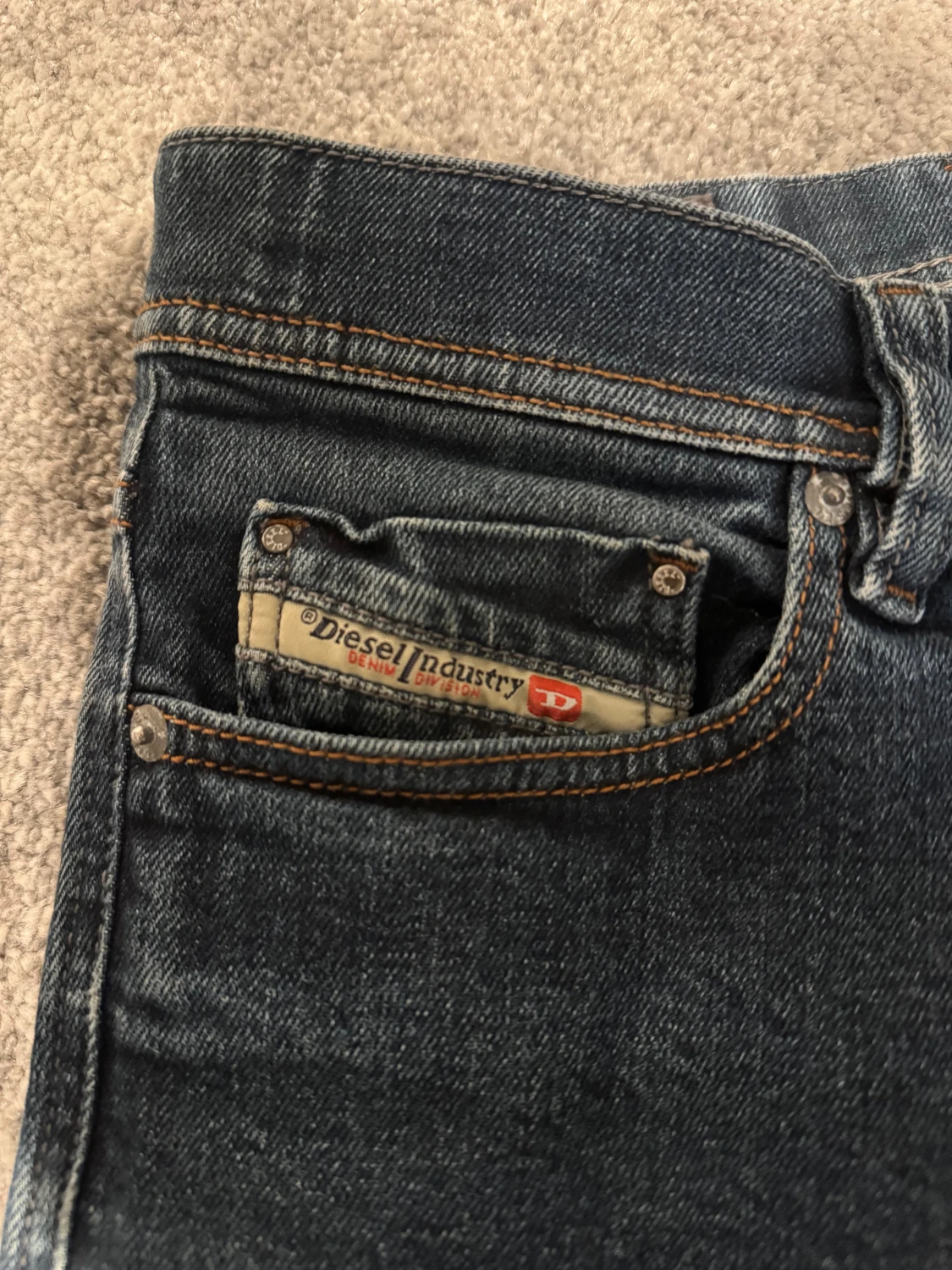 Blå skinny jeans från Diesel - 1