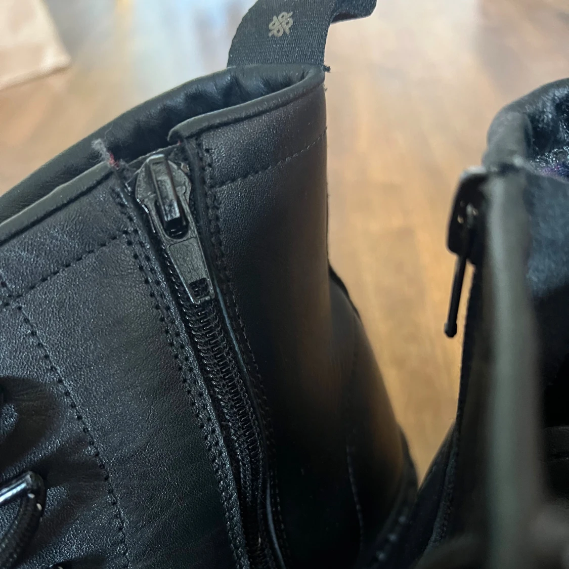 Svarta boots med snörning - 1