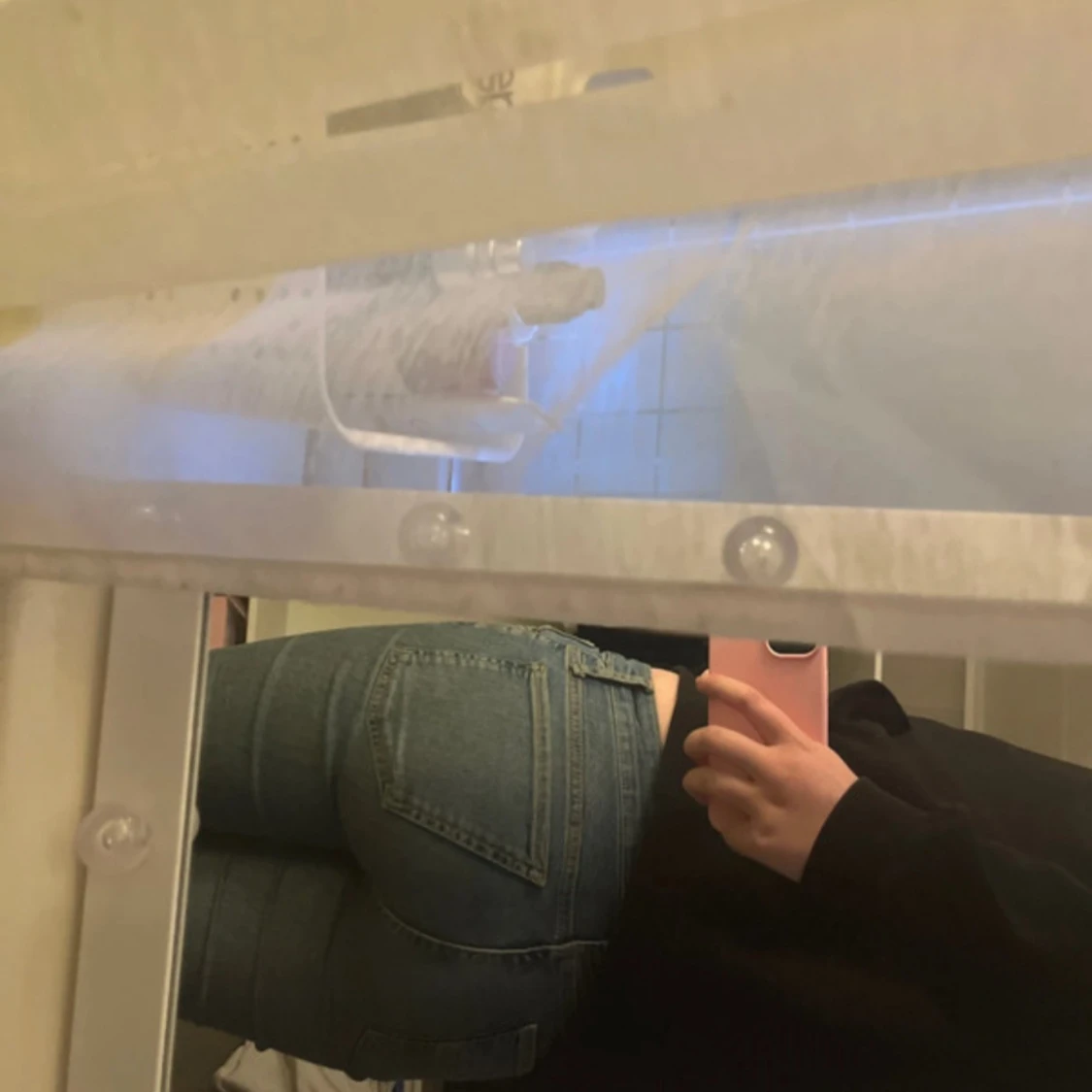 Blå Bootcut låg midja - 2