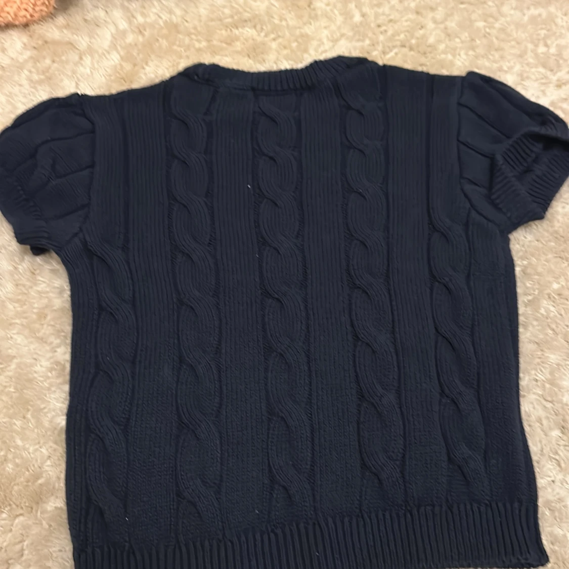 Mörkblå stickad tröja Gina Tricot - 2