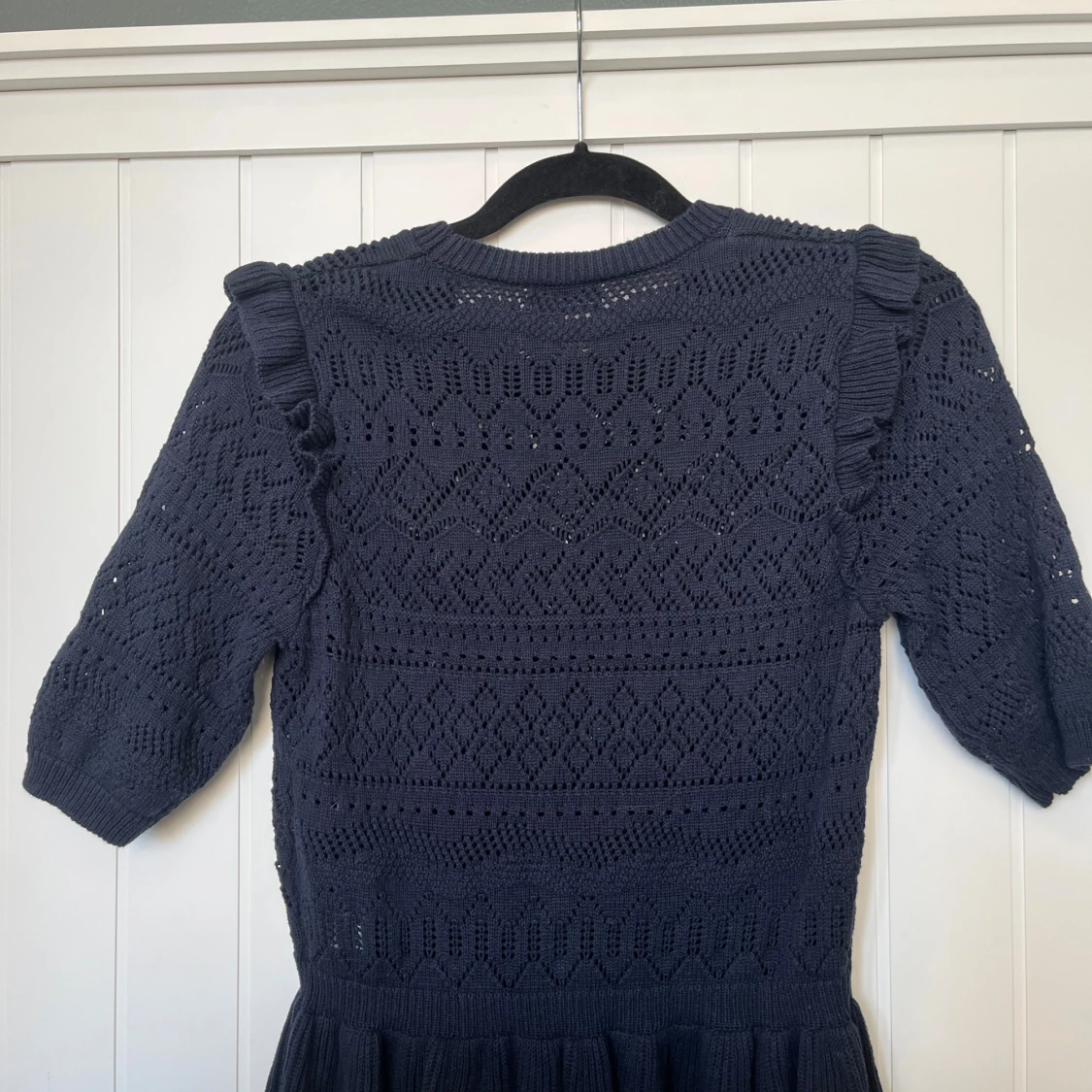 Mörkblå stickad topp Holly & Whyte - 3