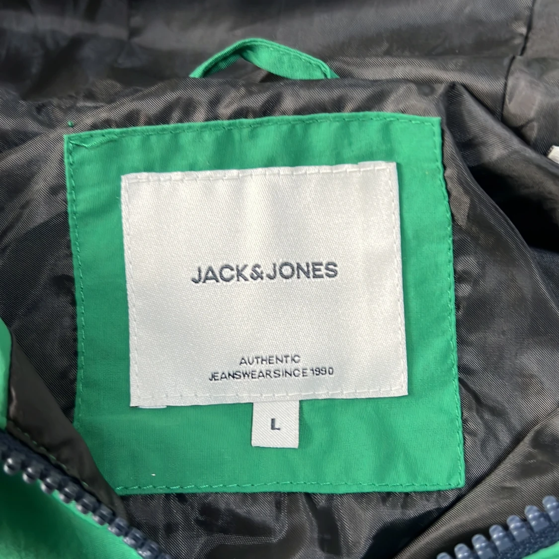 Jack & Jones vindjacka grön/blå L - 1