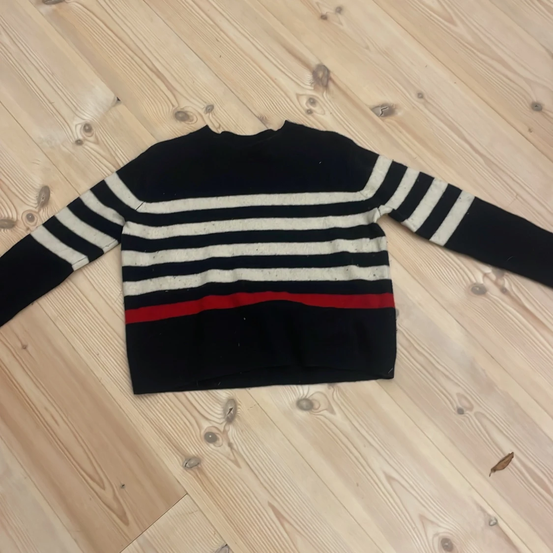 Randig stickad tröja från Zara