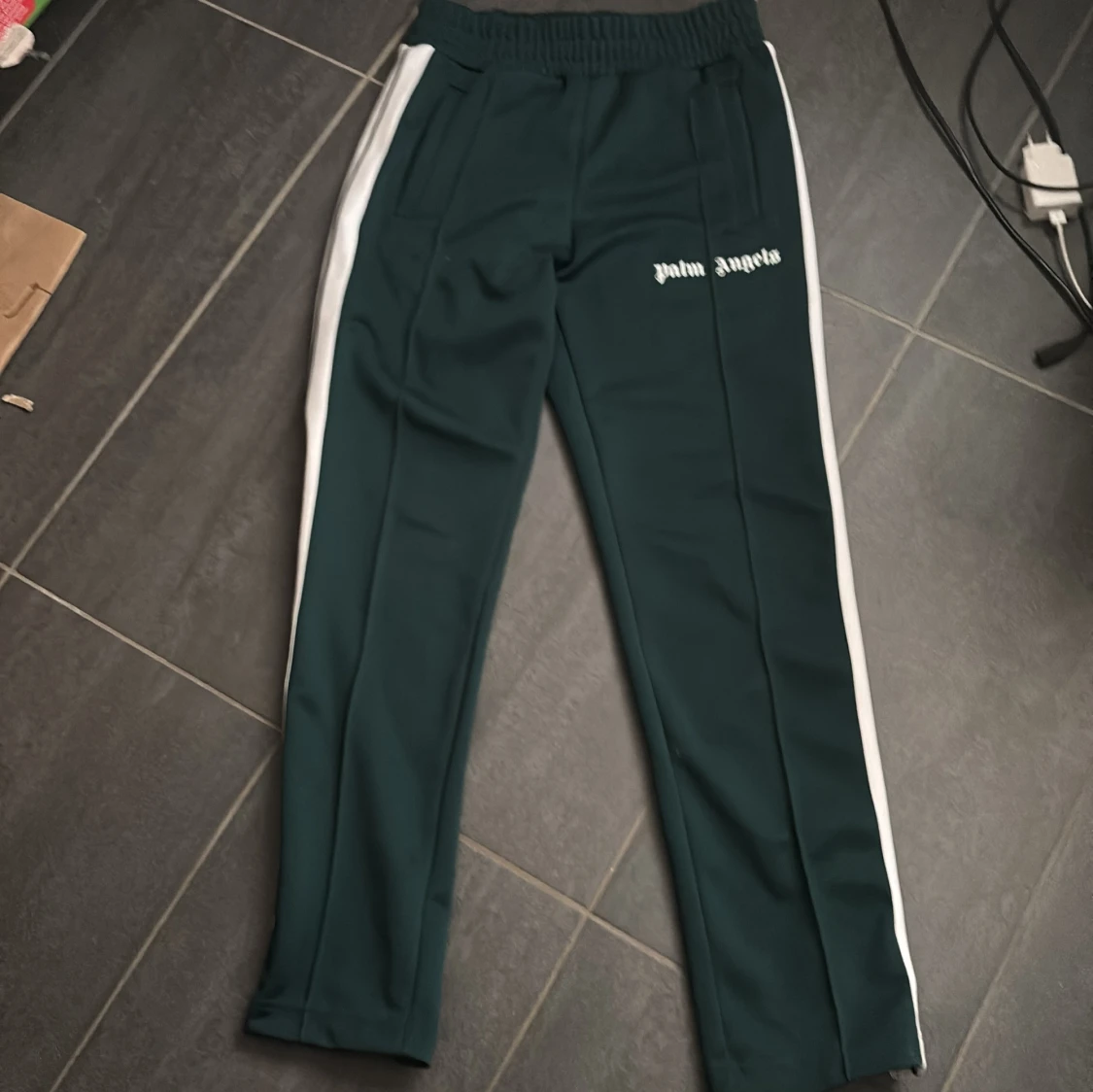 Palm Angels gröna trackpants - 1