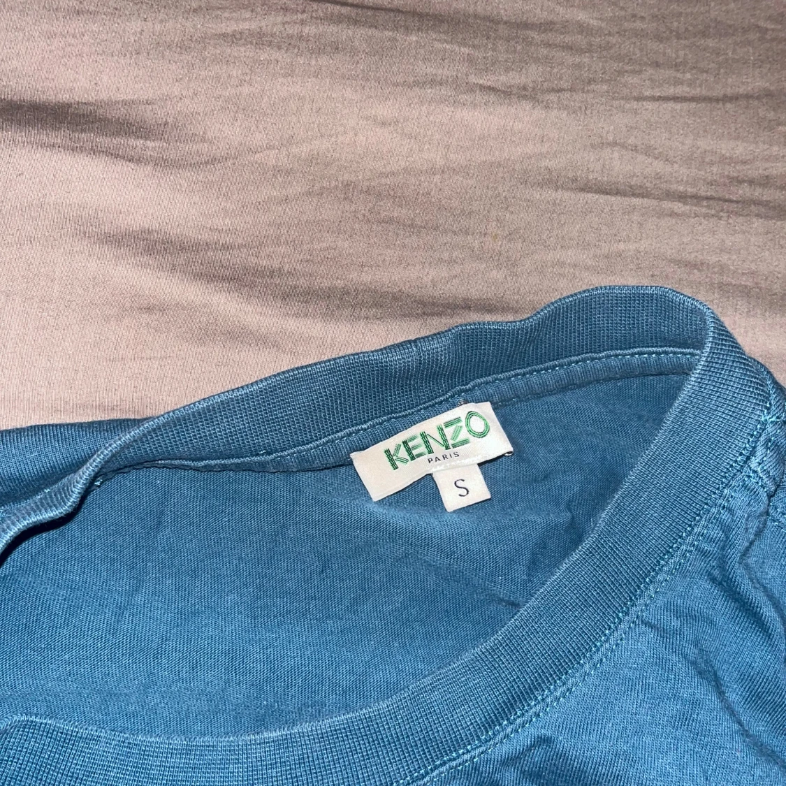 Blå Kenzo t-shirt med tigertryck - 2