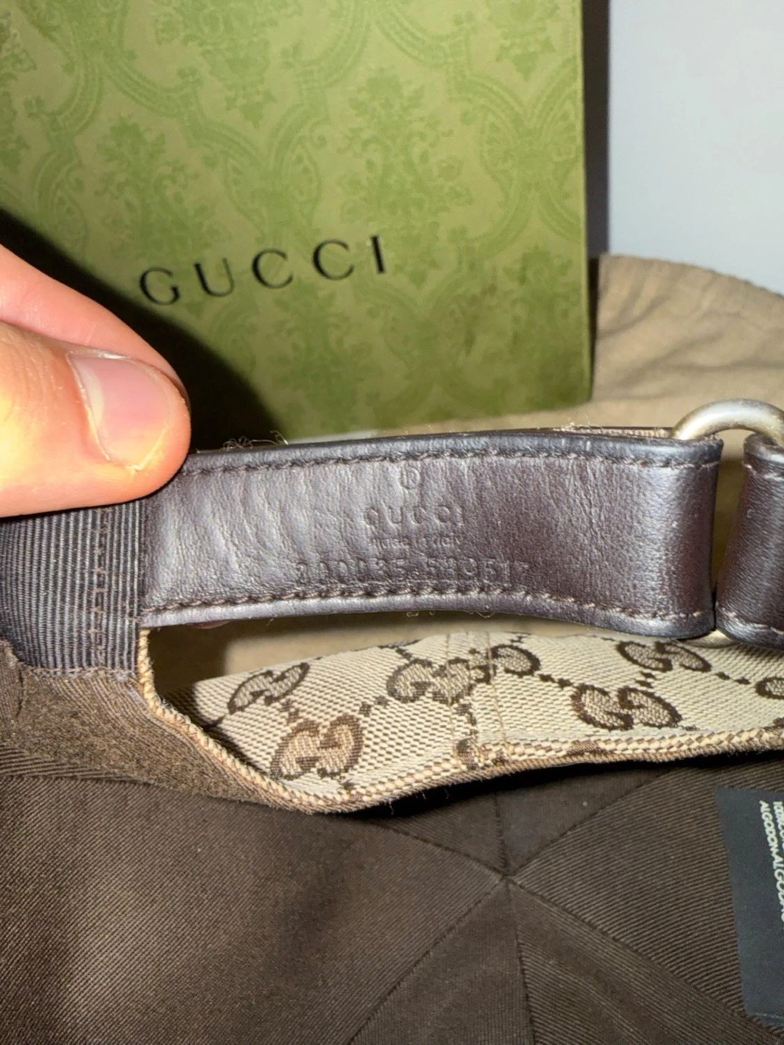 Gucci beige GG keps - 5
