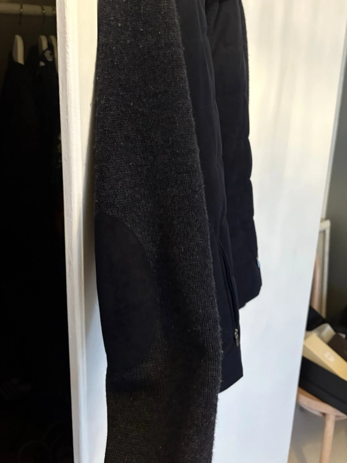 Mörkblå cardigan jacka Gran Sasso - 4