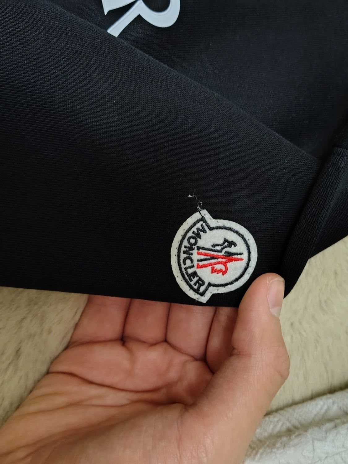 Svart sweatshirt från Moncler - 1