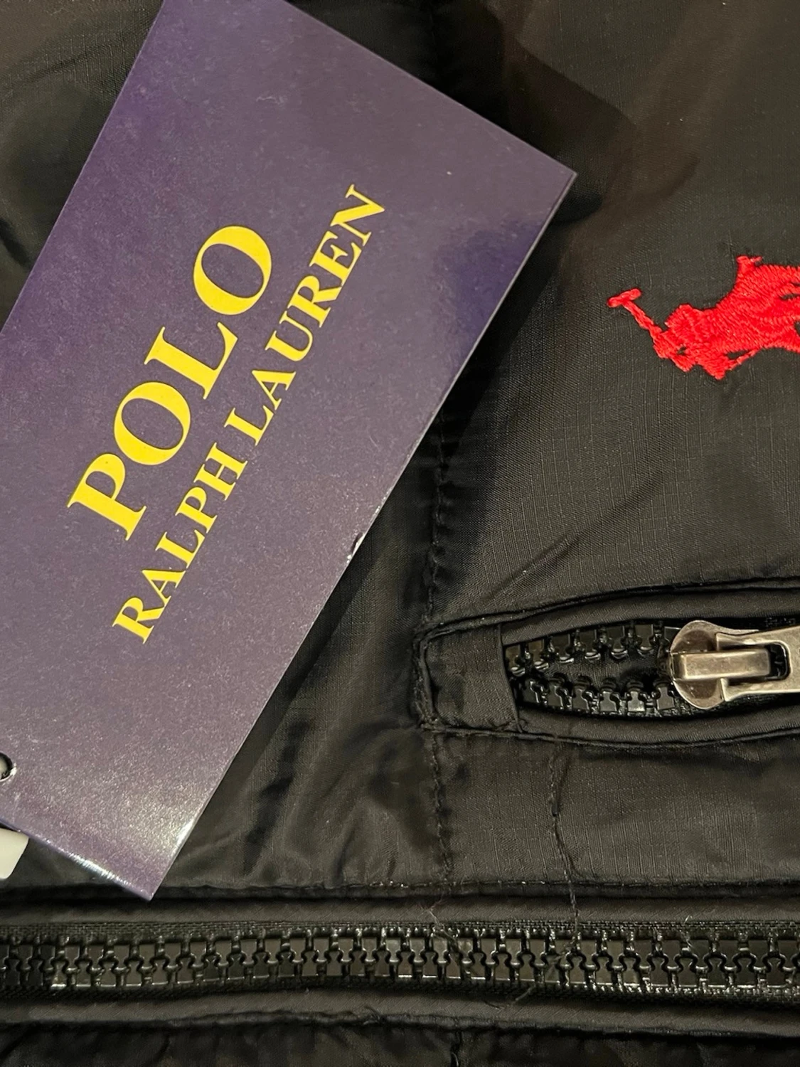 Svart pufferjacka från Polo Ralph Lauren - 1