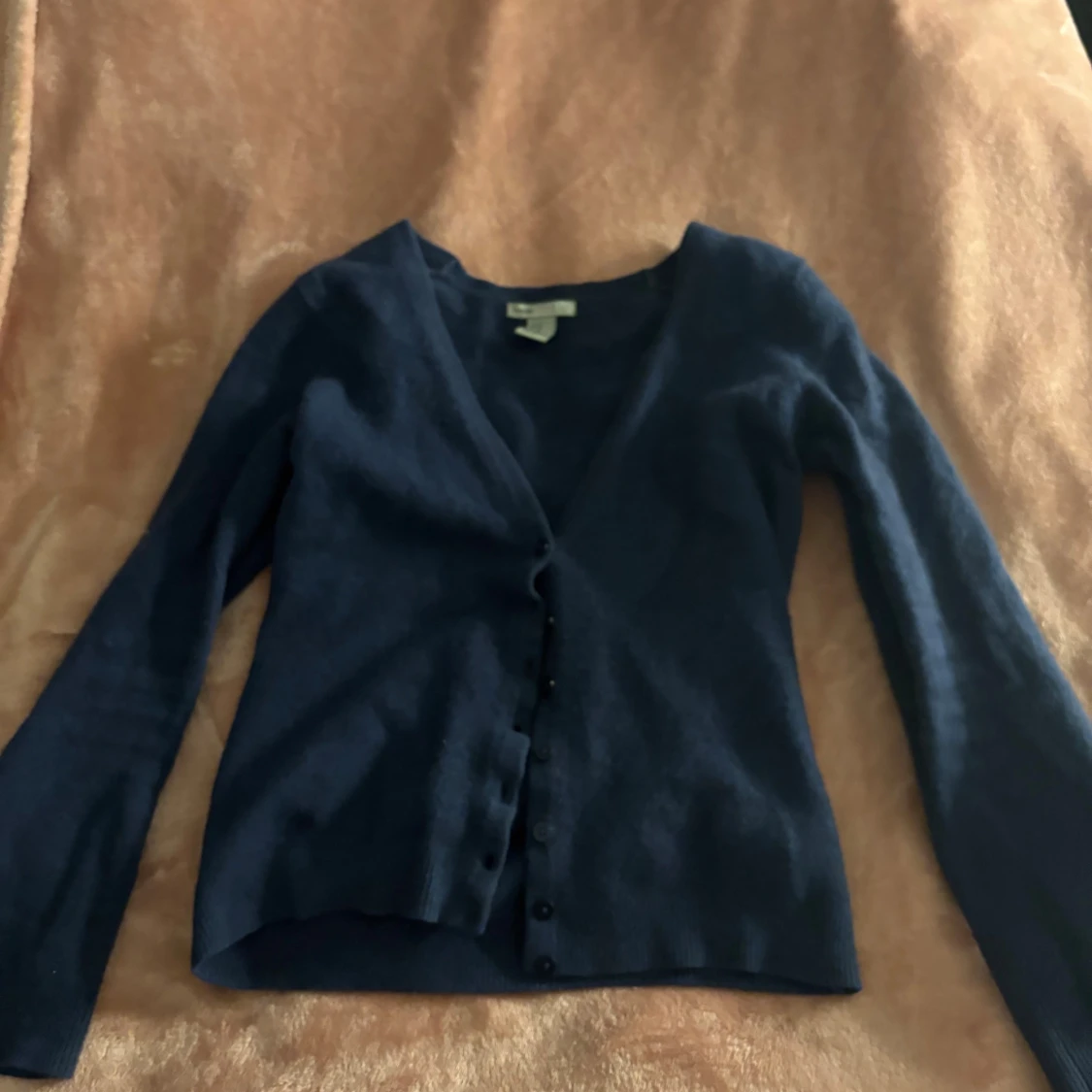 Trekvartsärmad kashmerekofta