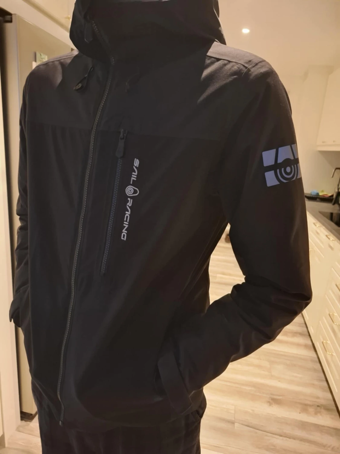 Svart vindjacka Sail Racing S - 1