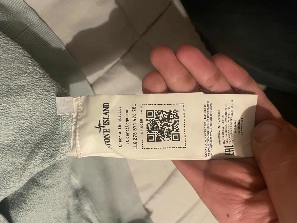 Ljusblå Stone Island sweatshirt - 3