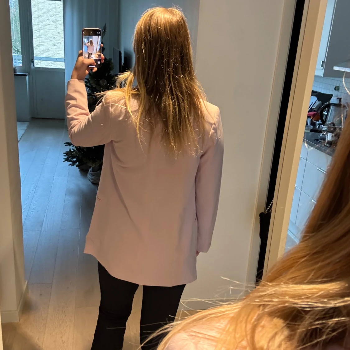 Ljusrosa kavaj från H&M XS - 1