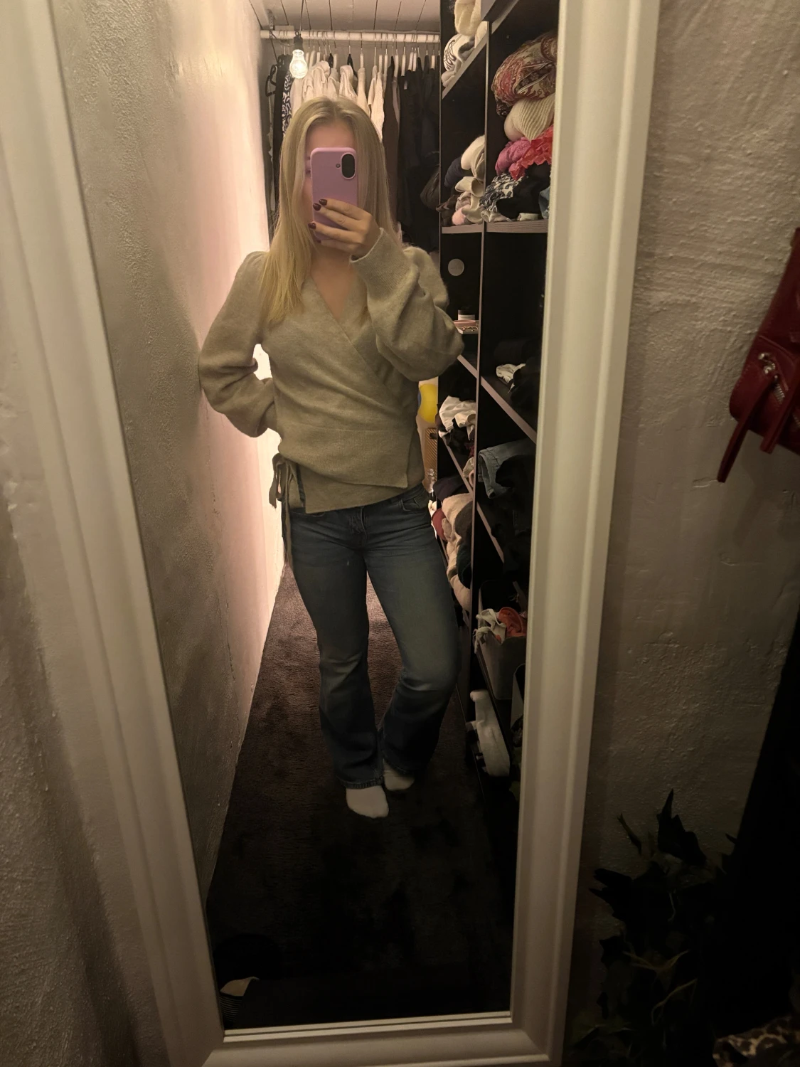 Lågmidjade bootcut jeans