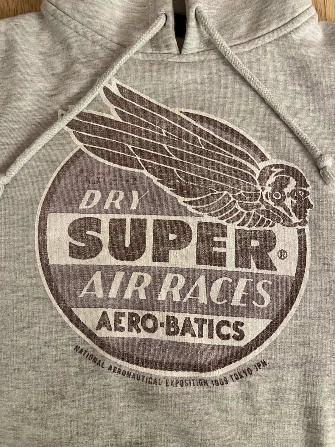 Grå Superdry hoodie - 1