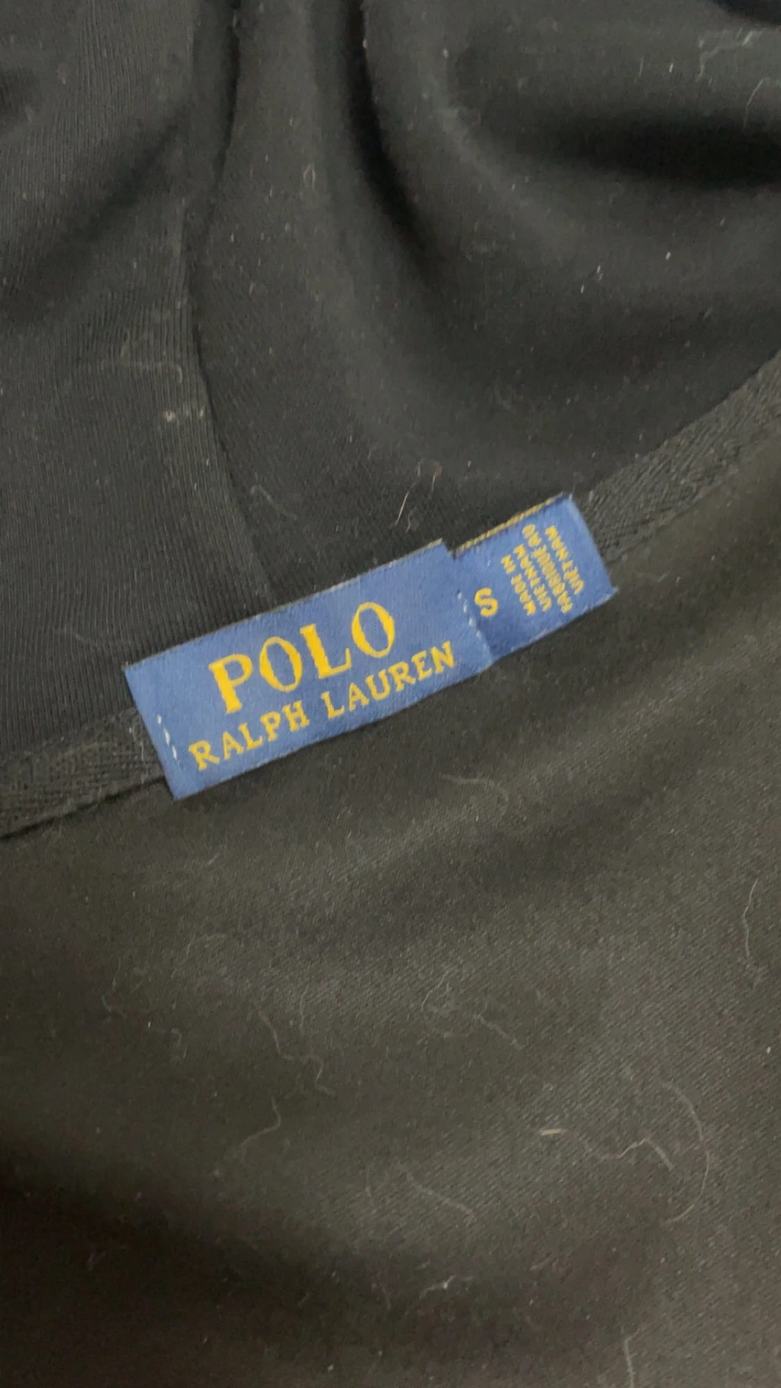 Svart zipper hoodie från Ralph lauren  - 1