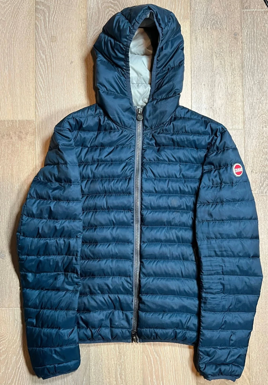Marinblå dunjacka från Colmar