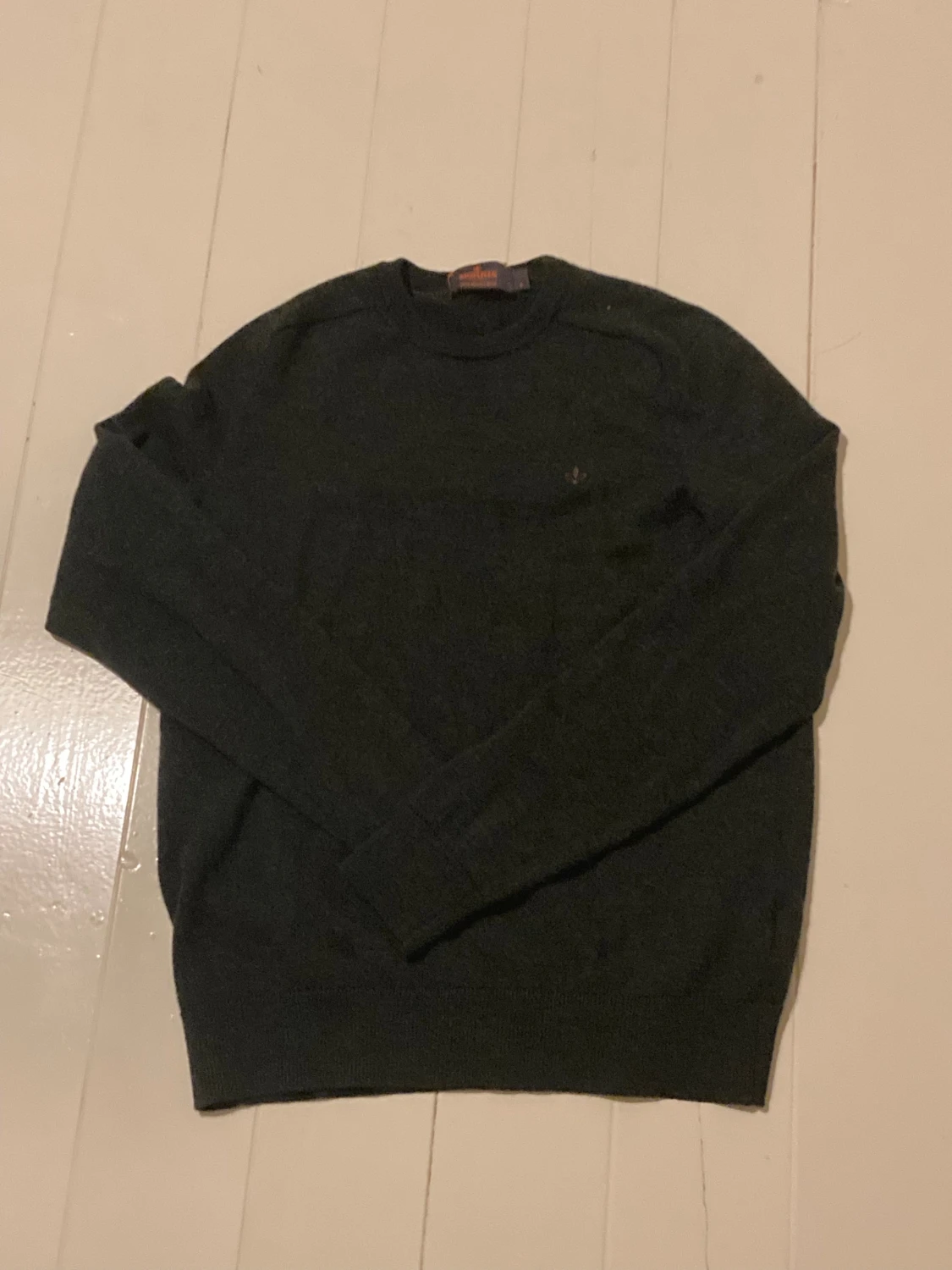 Morris stickad tröja merinoull