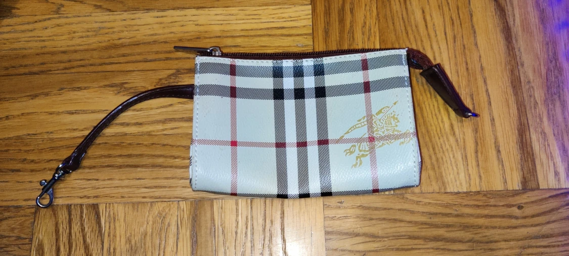 Rutig handväska från Burberry - 5