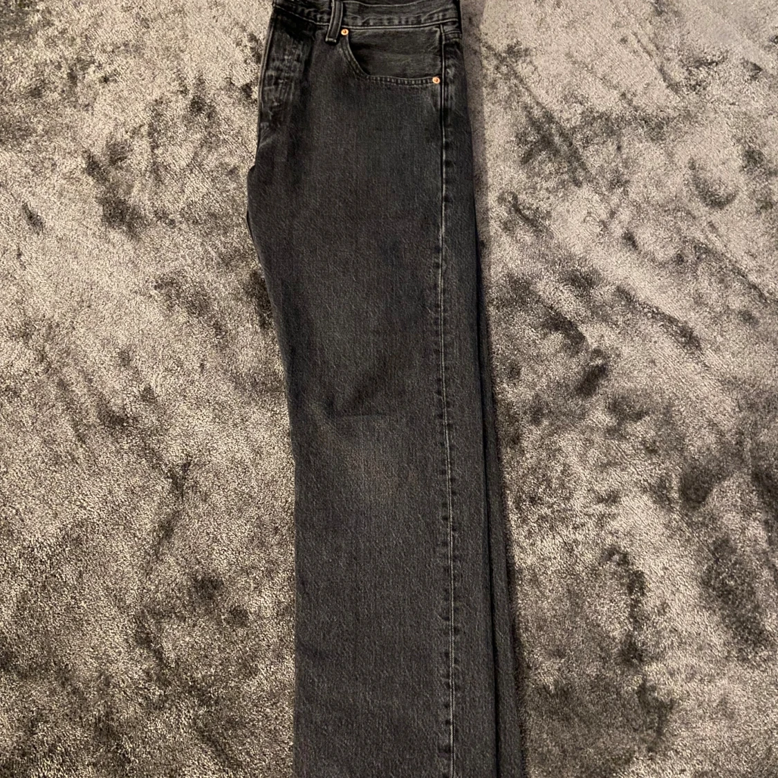 Levi's 501 svarta jeans straight fit - 2