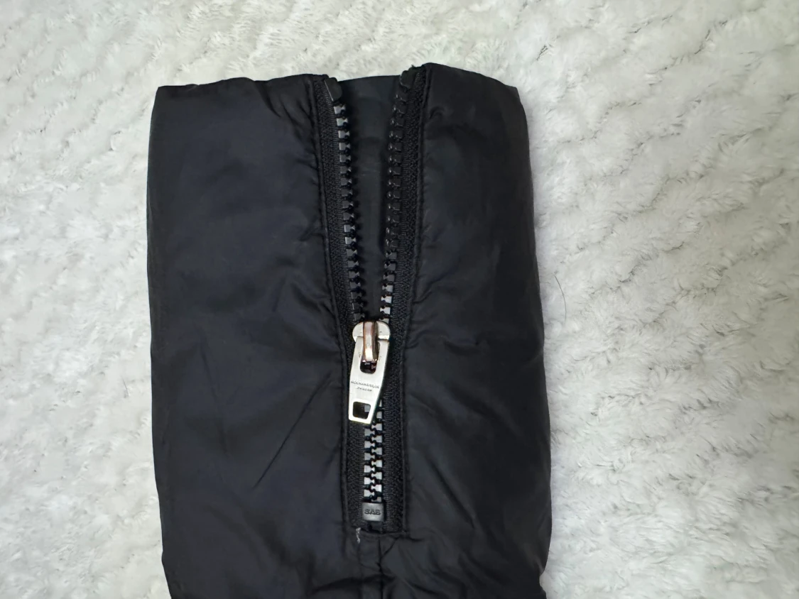 Svart lång dunjacka Rockandblue - 4