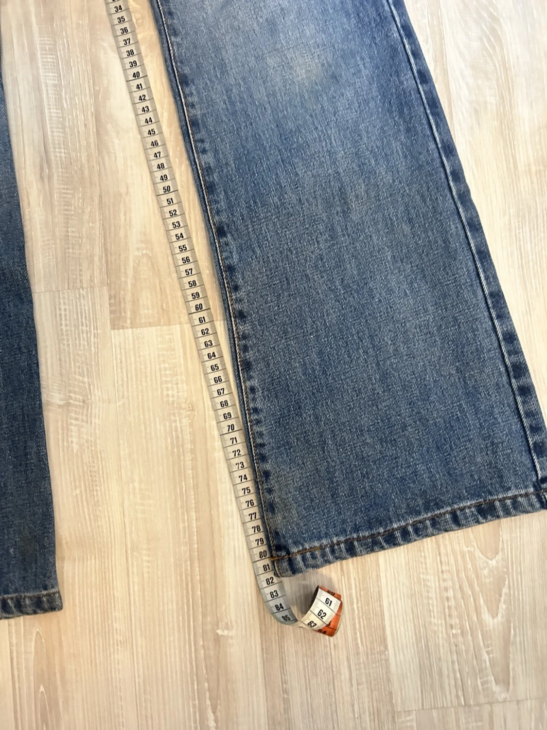 Blå raka jeans från ONLY, storlek 28 - 6