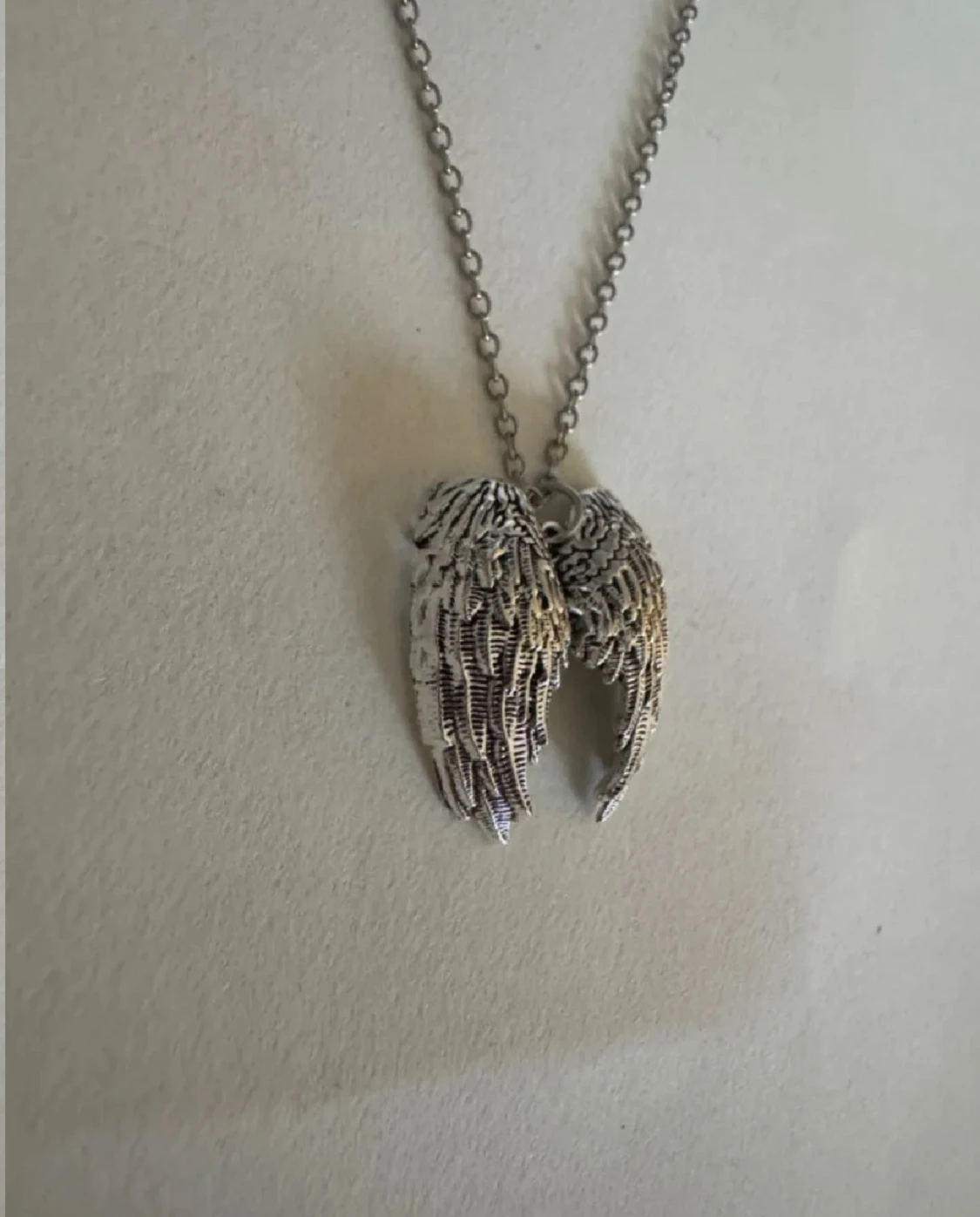 Silverhalsband änglavingar - 1