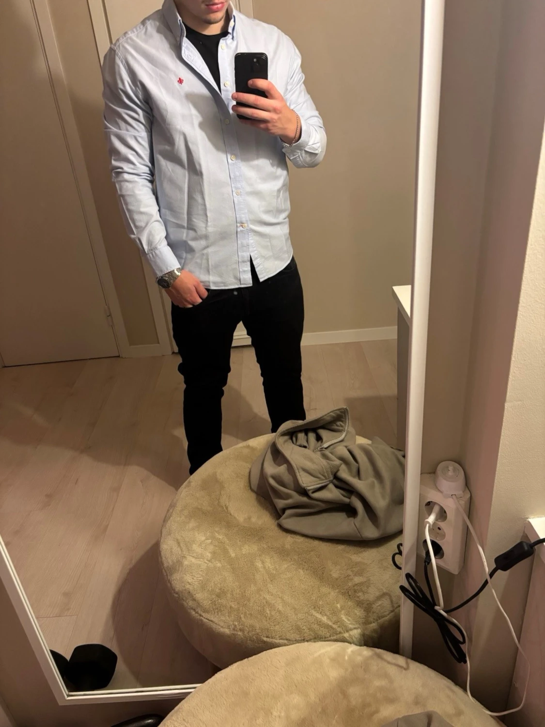 Ljusblå skjorta från Morris - 1