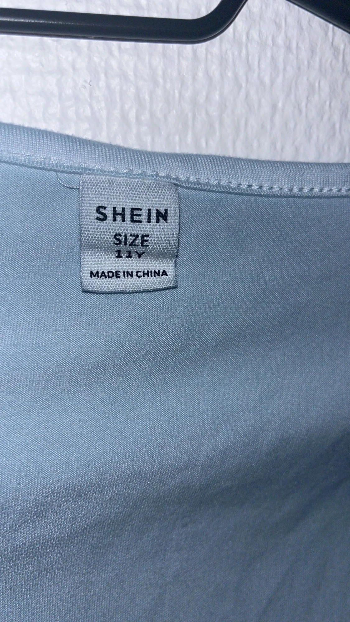 Svart croppad långärmad topp Shein - 6