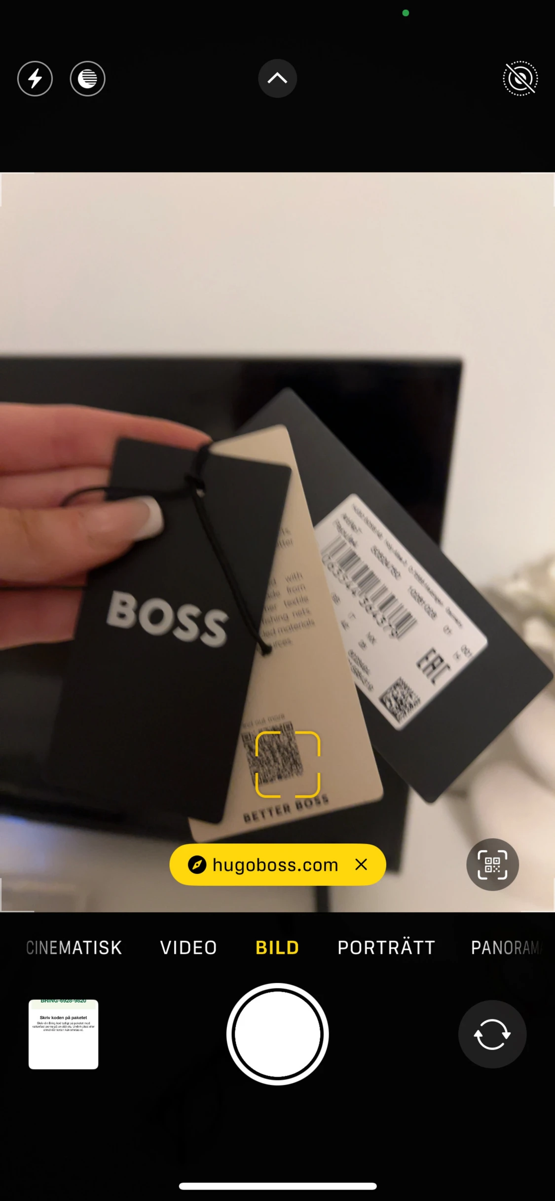 Svart pufferjacka från Hugo BOSS - 1