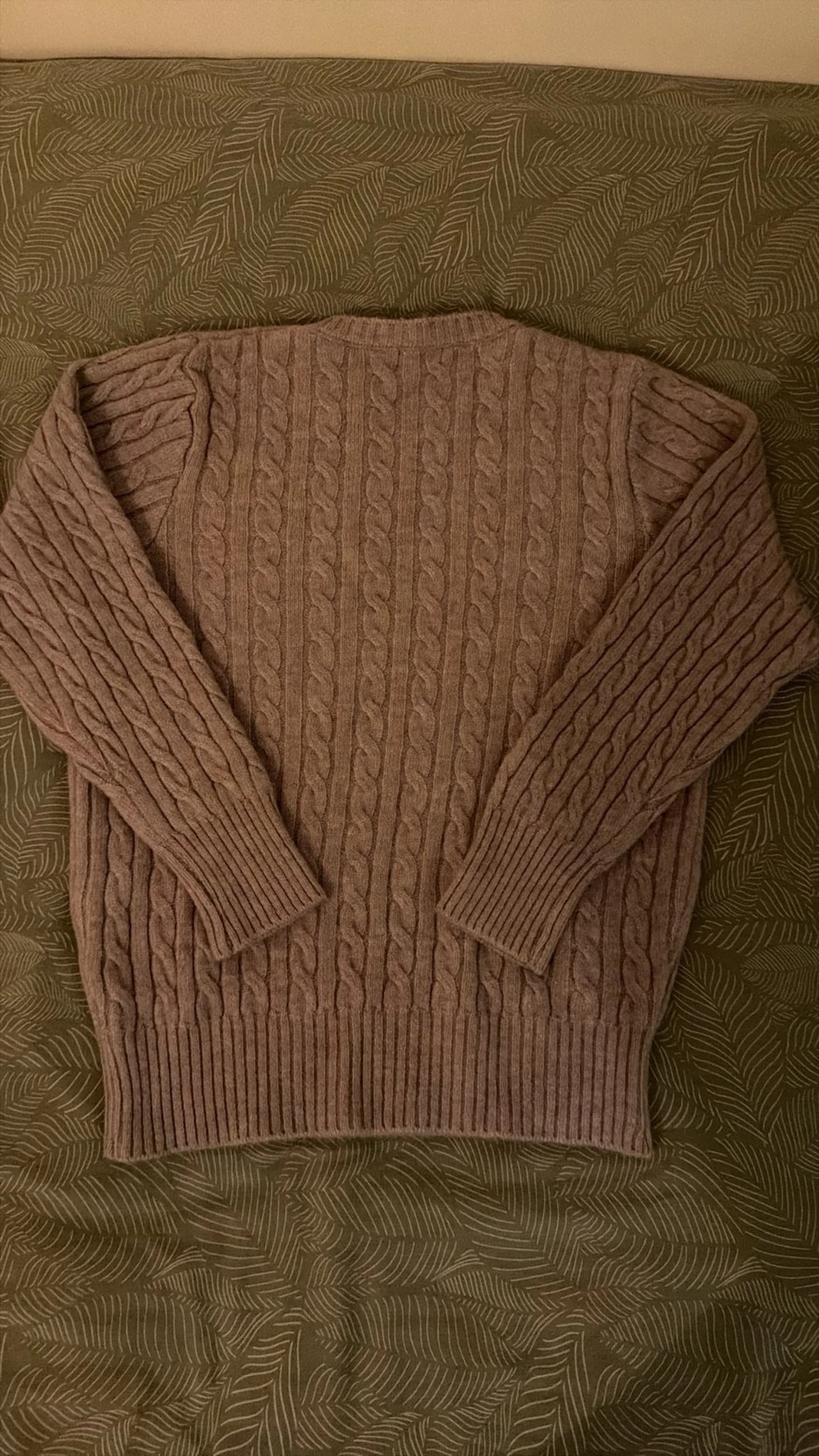Beige kabelstickad tröja Polo Ralph Lauren - 1