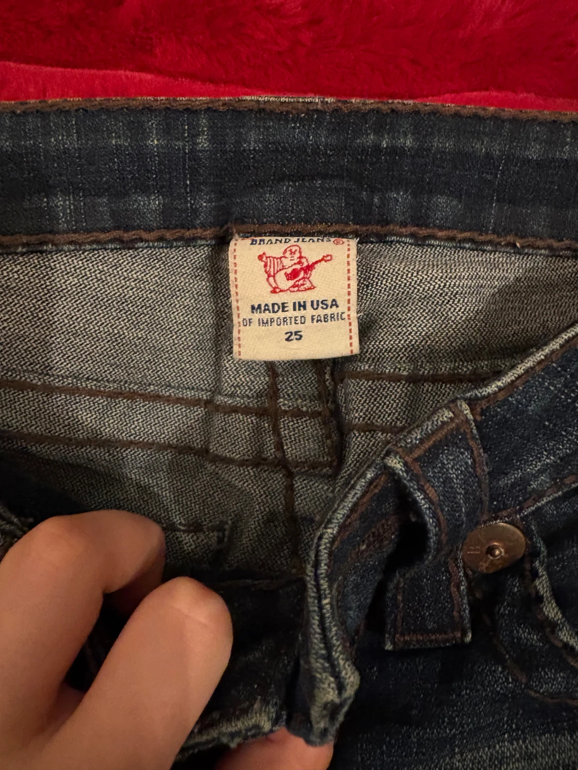 True Religion bootcut jeans blå, stl 25 - 1