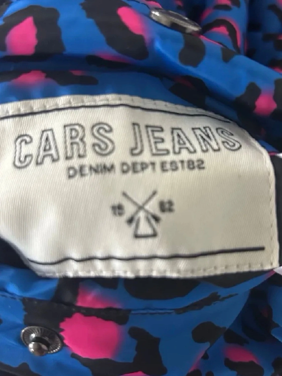 Rosa och leopardmönstrad vindjacka Cars Jeans - 3