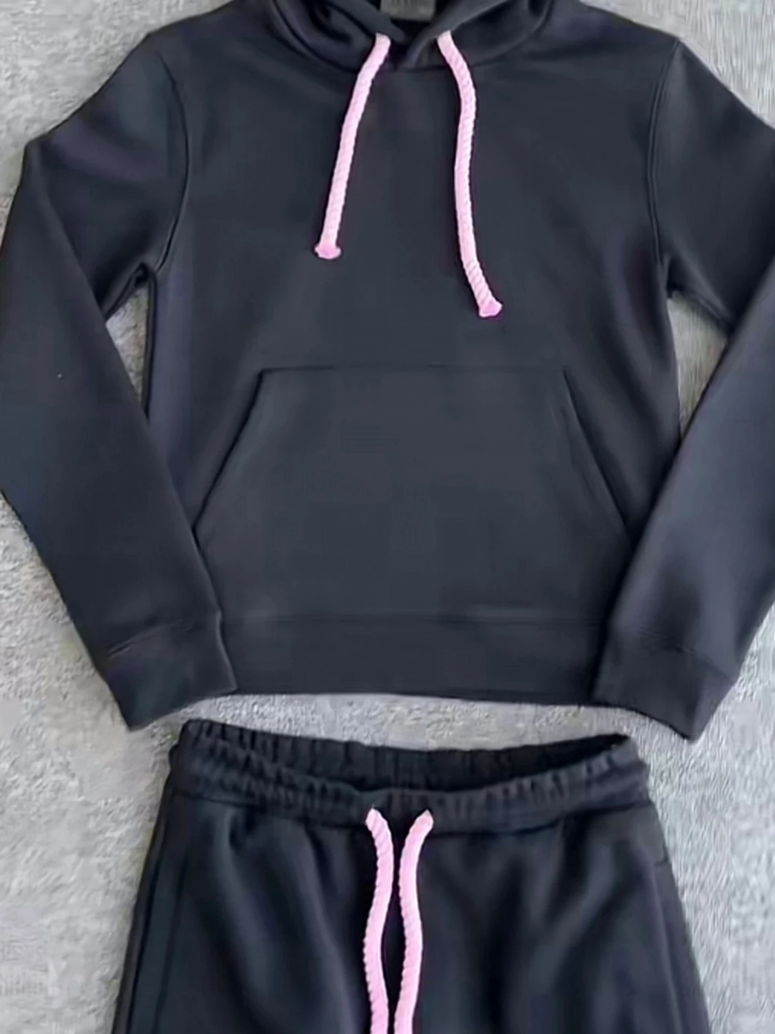 Syna world tracksuit svart och rosa  - 1